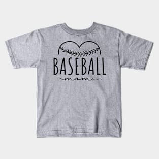 Baseball Mom Kids T-Shirt